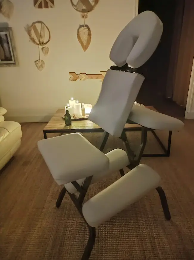 Chaise ergonomique de massage pour massages et dorlotteries assis